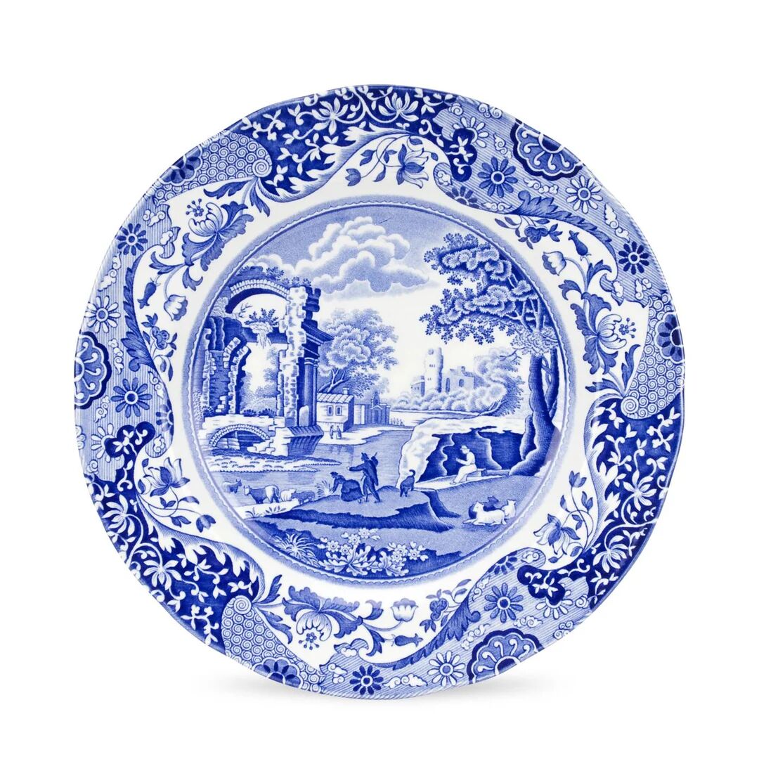 Spode Blue Italian Dinner Plates blue