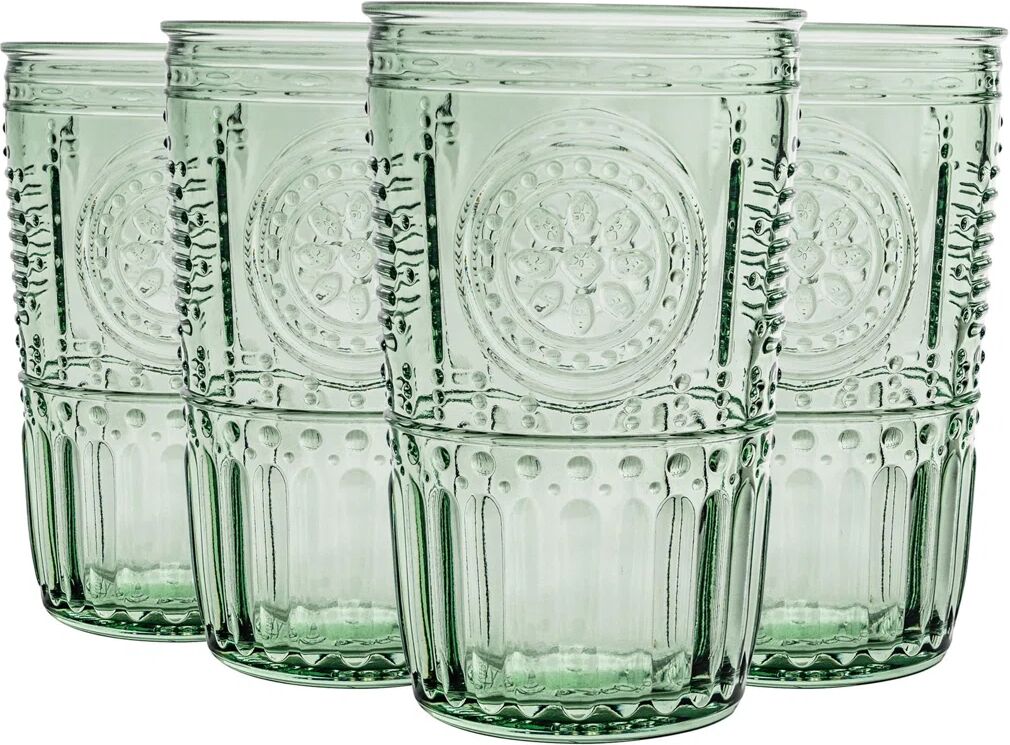 Photos - Glass Bormioli Rocco Romantic Highball Glasses - 475ml green 13.8 H x 8.7 W cm 