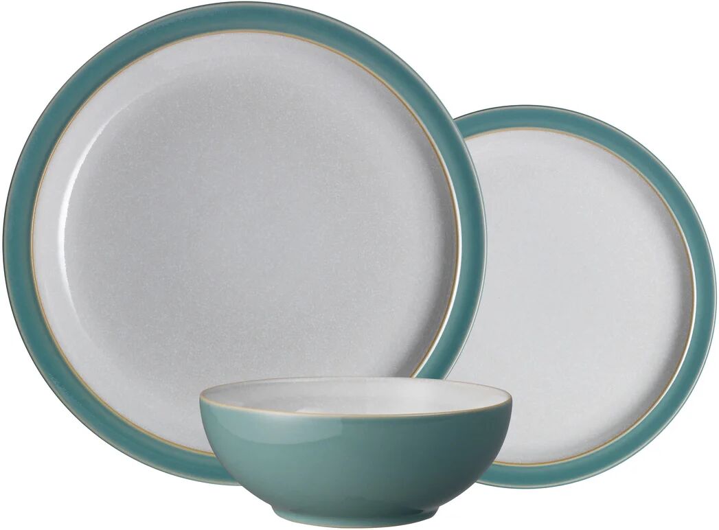 Photos - Tablecloth / Napkin Denby Elements 12 Piece Dinnerware Set, Service for 4 green 