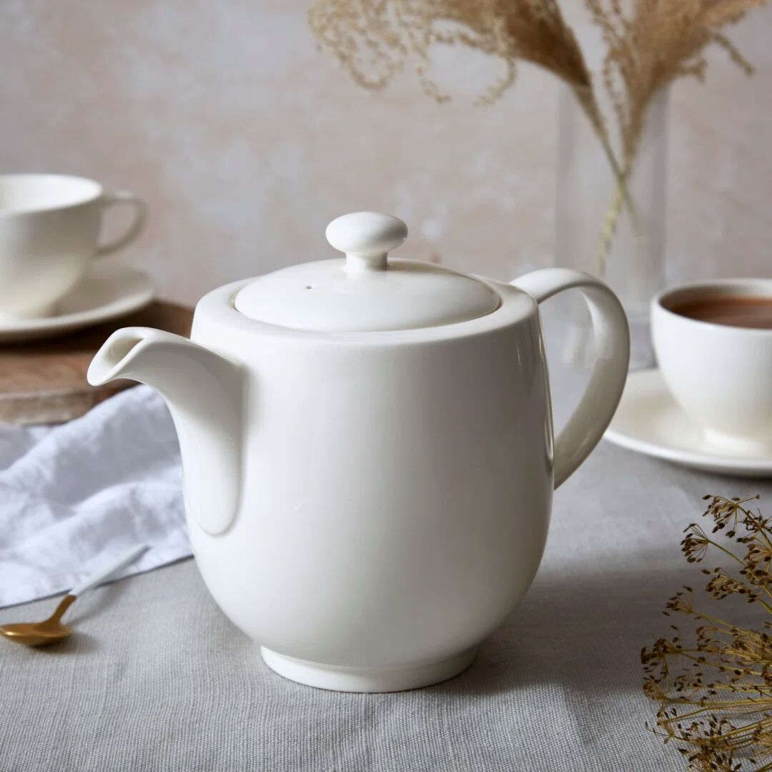 Photos - Other tableware Portmeirion Soho Teapot white 14.1 H x 11.0 W x 7.0 D cm