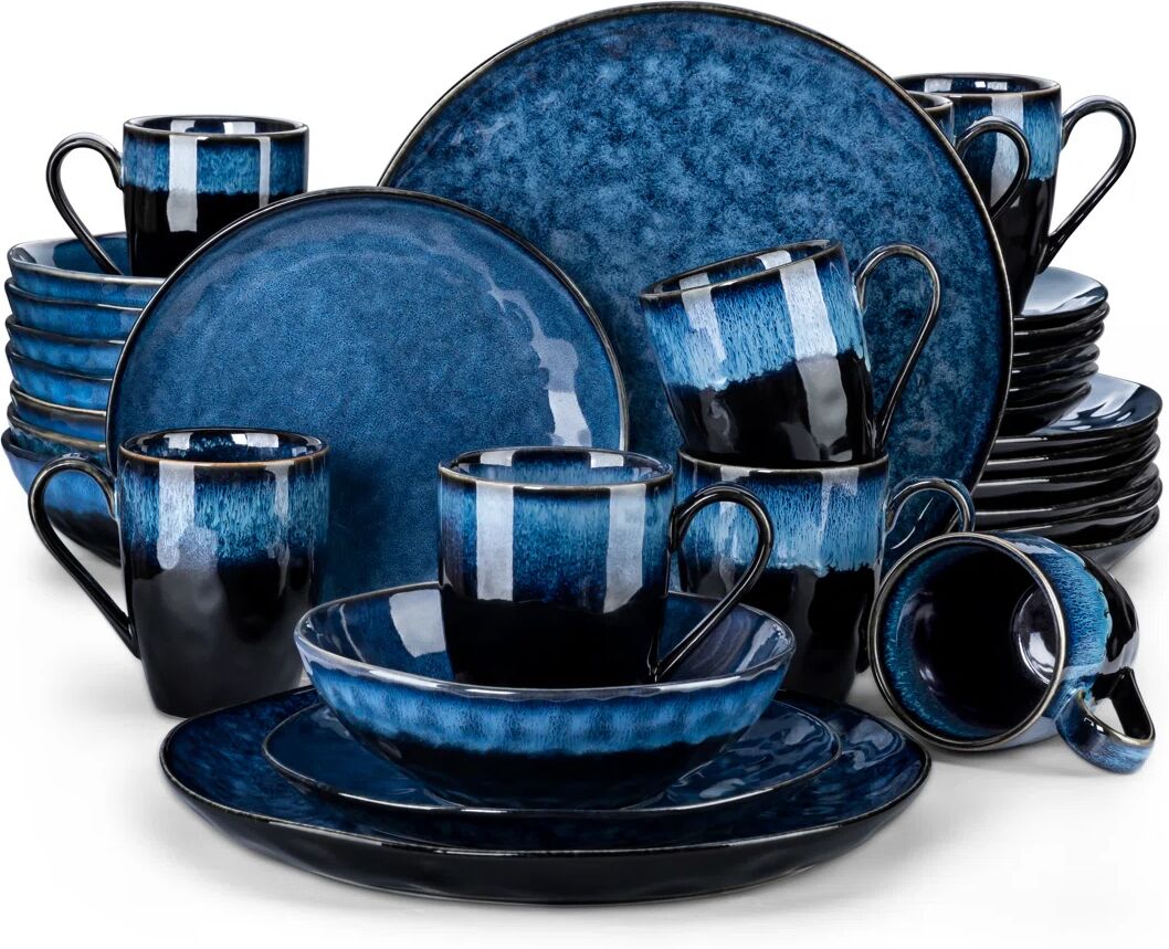 Photos - Tablecloth / Napkin Metro Starrc 32 Piece Dinnerware Set, Service for 8 blue