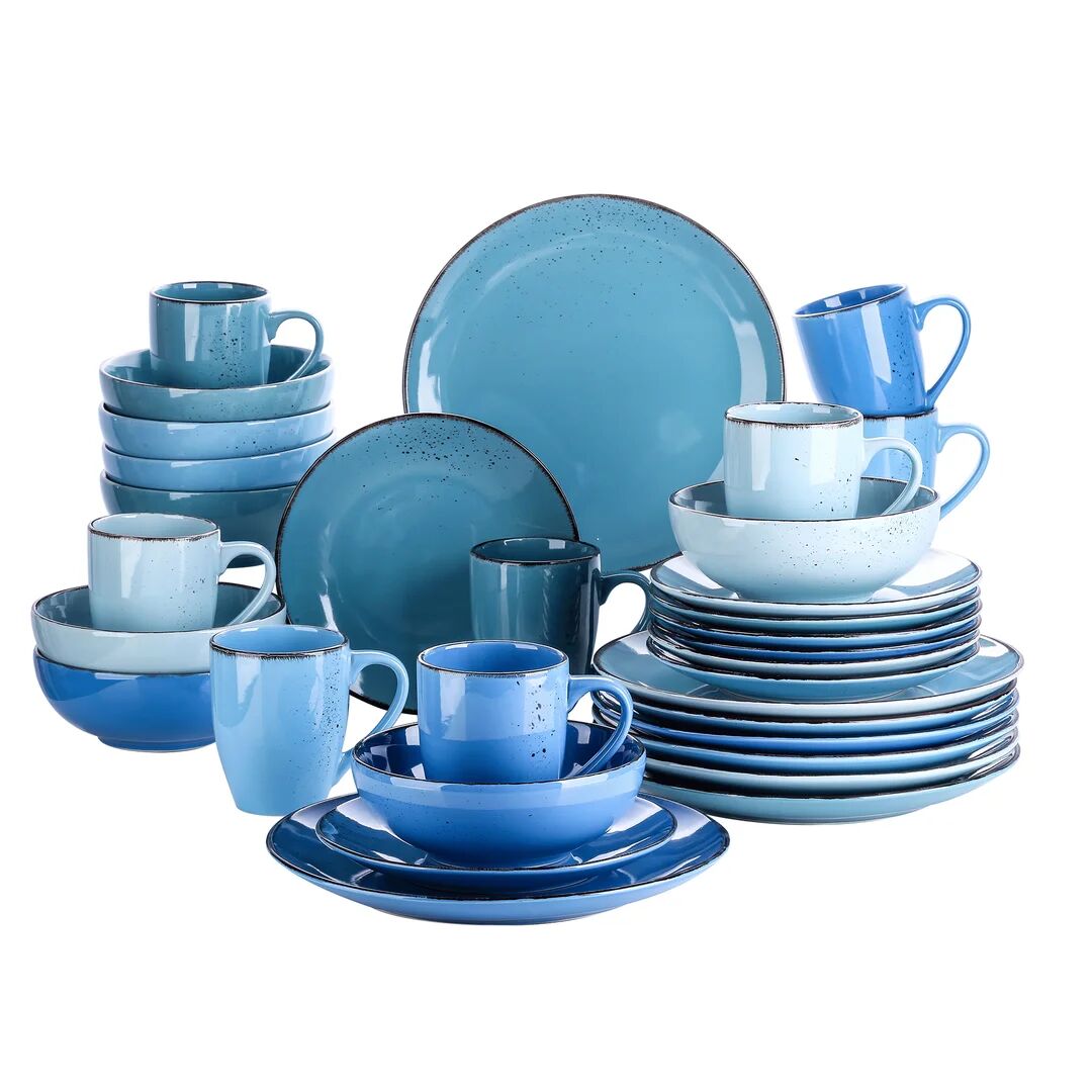 Photos - Tablecloth / Napkin 17 Stories Navic 32 Piece Dinnerware Set, Service for 8 blue