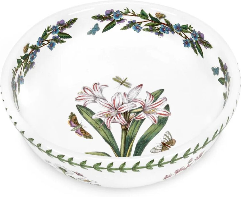 Photos - Salad Bowl / Serving Platter Portmeirion Botanic Garden Salad Bowl white 10.7 H x 23.7 D cm