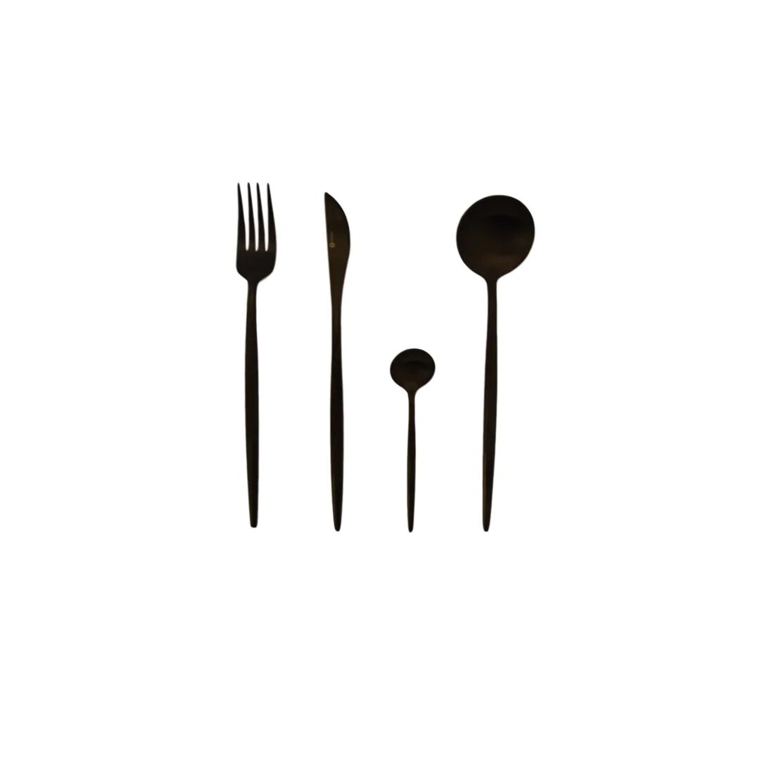 Photos - Cutlery Set Canora Grey Rowlett 16 Piece 18/10 Stainless Steel , Service fo