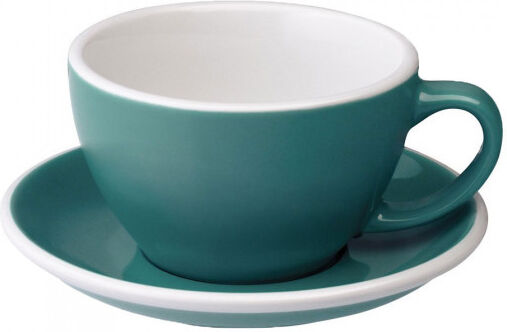 Loveramics Café Latte cup with a saucer Loveramics "Egg Teal", 300 ml