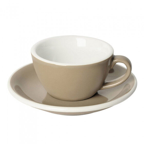 Loveramics Flat White cup with a saucer Loveramics "Egg Taupe", 150 ml