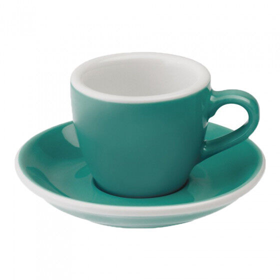 Loveramics Espresso cup with a saucer Loveramics "Egg Teal", 80 ml
