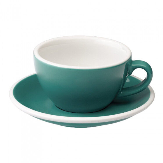 Loveramics Cappuccino cup with a saucer Loveramics "Egg Teal", 200 ml