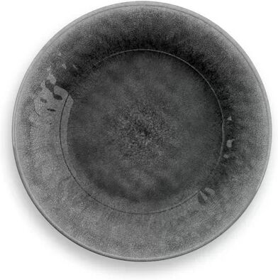 Tar Hong Reactive Glaze 22cm Melamine Salad Plate (Set of 4) Tar Hong Colour: Grey  - Size: 20cm H X 5cm W X 20cm D