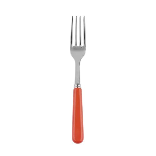 Sabre Paris Basic 18/10 Stainless Steel Salad/Dessert Fork (Set of 4) Sabre Paris Colour/Finish: Orange