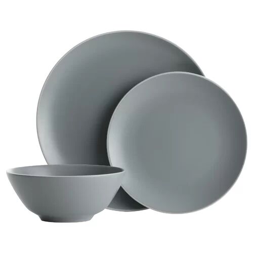 Mason Cash 12 Piece Dinnerware Set, Service for 4 Mason Cash Colour: Grey  - Size: 31cm H X 35cm W X 31cm D