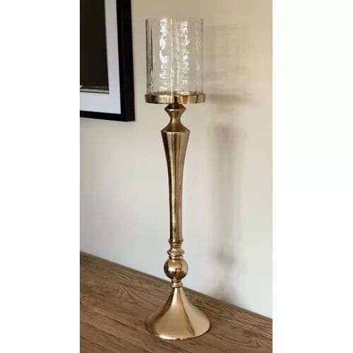 Rosalind Wheeler Lotti Glass Candlestick Rosalind Wheeler  - Size: 50 x 50cm