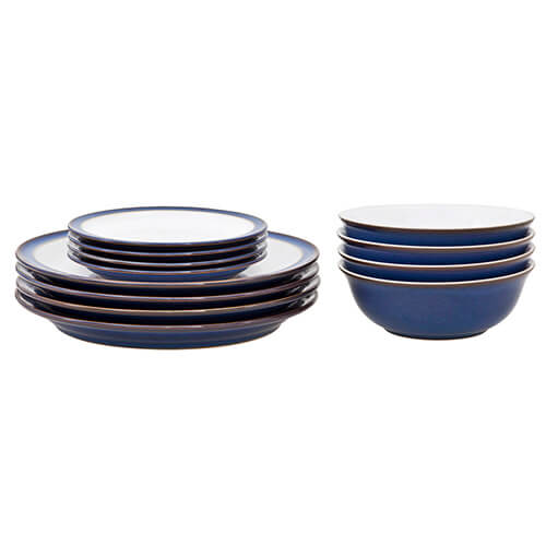 Denby Imperial Blue 12 Piece Set