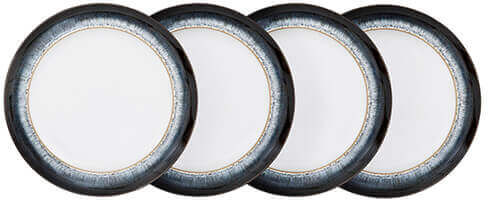 Denby Halo 4 Piece Dinner Plate Set