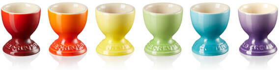 Le Creuset Rainbow Collection Set of 6 Egg Cups