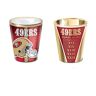The Bradford Exchange San Francisco 49ers Shot Glasses With Colorful Finishes