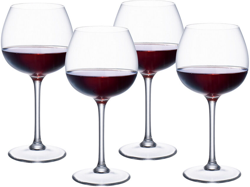 Villeroy & Boch Purismo Bar Set of 4 Red Wine Glasses NoColor 16oz