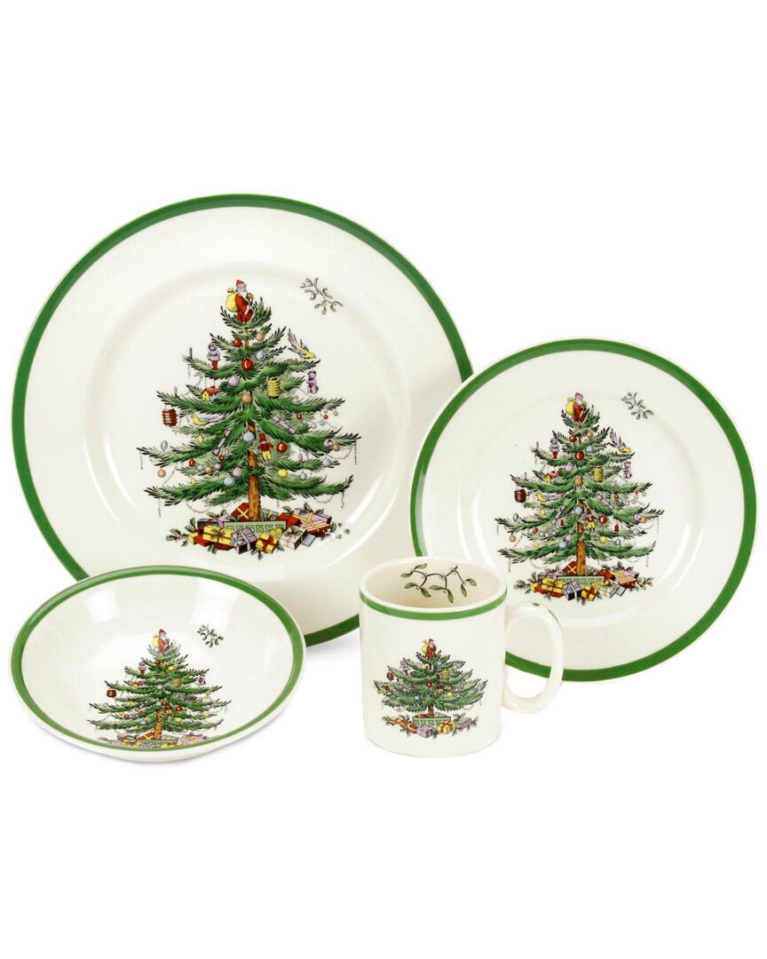 Spode Christmas Tree 4pc Dinnerware Place Setting NoColor NoSize