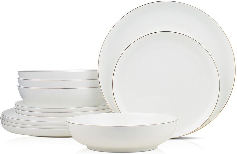 Stone Lain Gabrielle 12pc Bone China Dinnerware Set NoColor NoSize