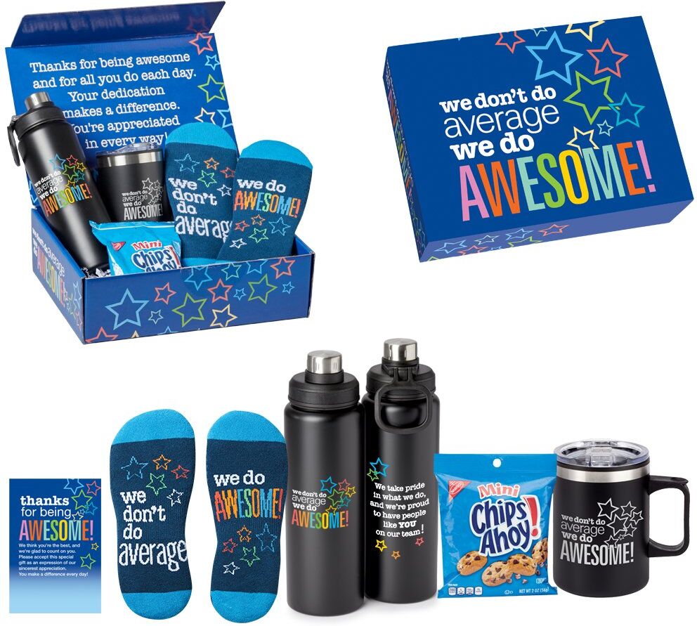 Positive Promotions We Don't Do Average; We Do Awesome! Employee Care Kit