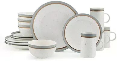 Pfaltzgraff Ezra 16 pc. Dinnerware Set, Grey