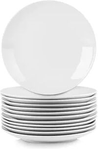 10 Strawberry Street 12-pc. Coupe Dinner Plate Set, White