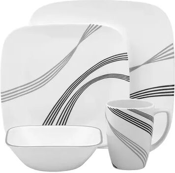 Corelle Urban Arc Square 16-pc. Dinnerware Set, Multicolor, 4 PLSET 16