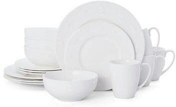 Pfaltzgraff Flamingo 16 pc. Dinnerware Set, White