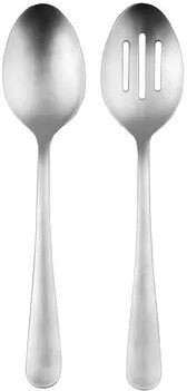 Food Network 2-pc. Classic Silver Serving Spoon & Slotted Spoon Set, 2PC SRV ST