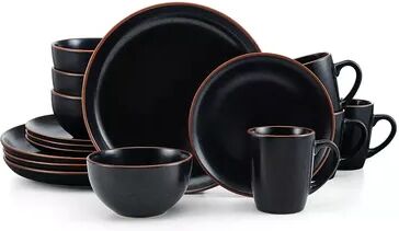 Pfaltzgraff Hunter 16 pc. Dinnerware Set, Black