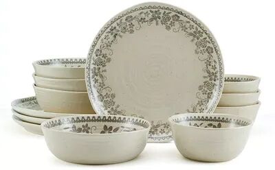 Pfaltzgraff Hayden 12-pc. Dinnerware Set, Grey