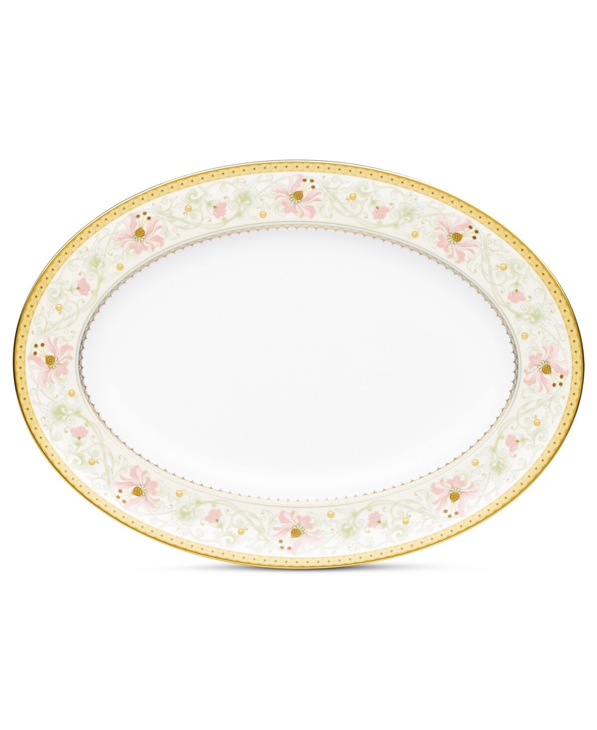 Noritake Dinnerware, Blooming Splendor Oval Platter