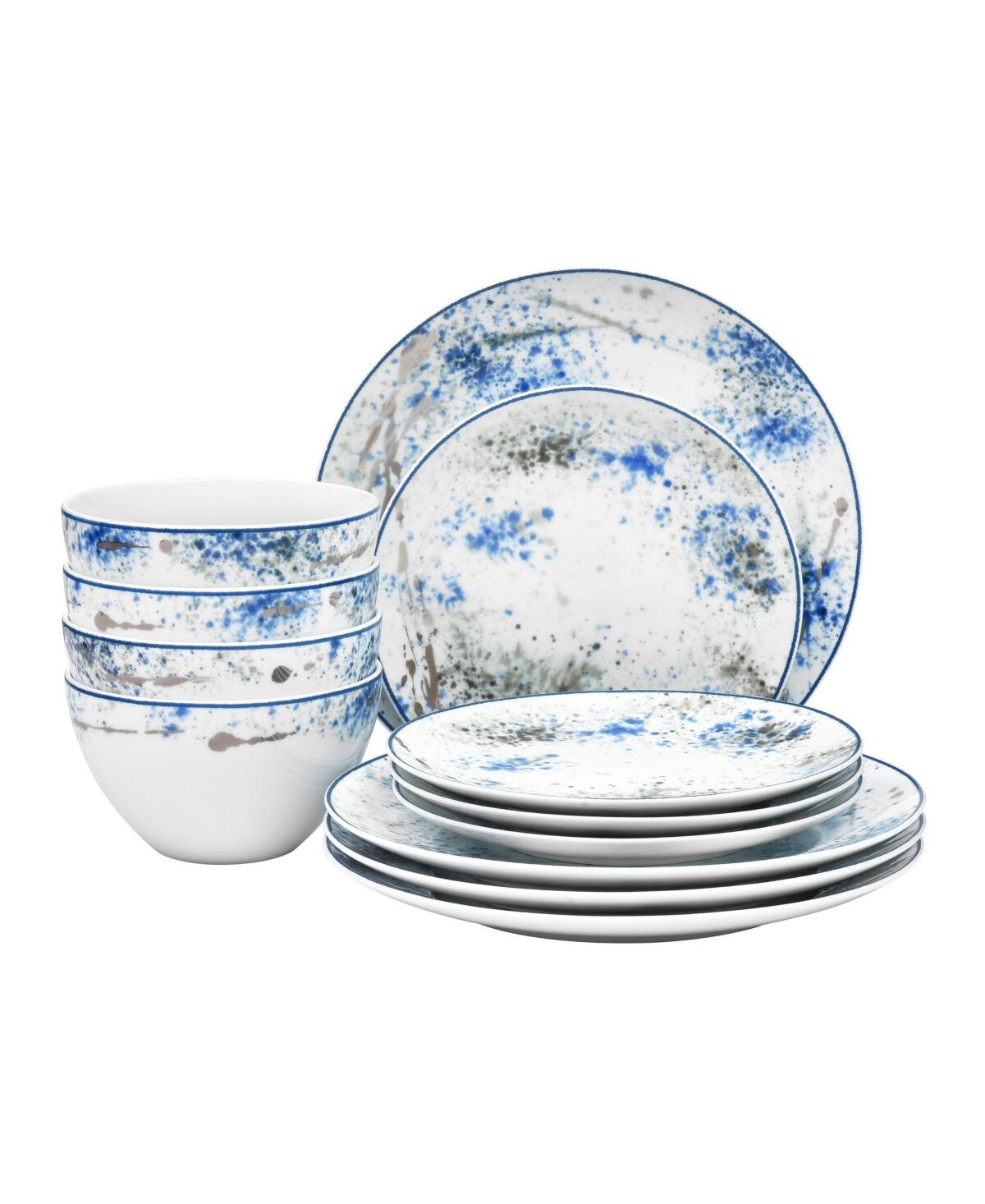 Noritake Blue Nebula 12-pc Dinnerware Set, Service for 4 - Blue Nebula  Pc Set