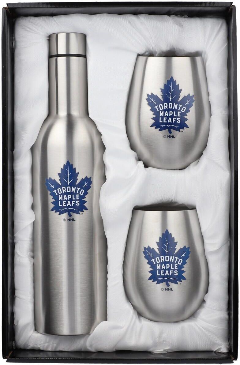 Memory Company Toronto Maple Leafs 28 oz Stainless Steel Bottle and 12 oz Tumblers Set - Silver