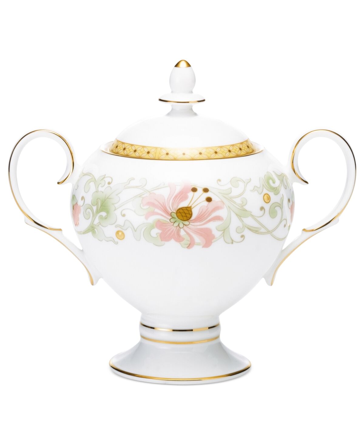 Noritake Dinnerware, Blooming Splendor Covered Sugar Bowl