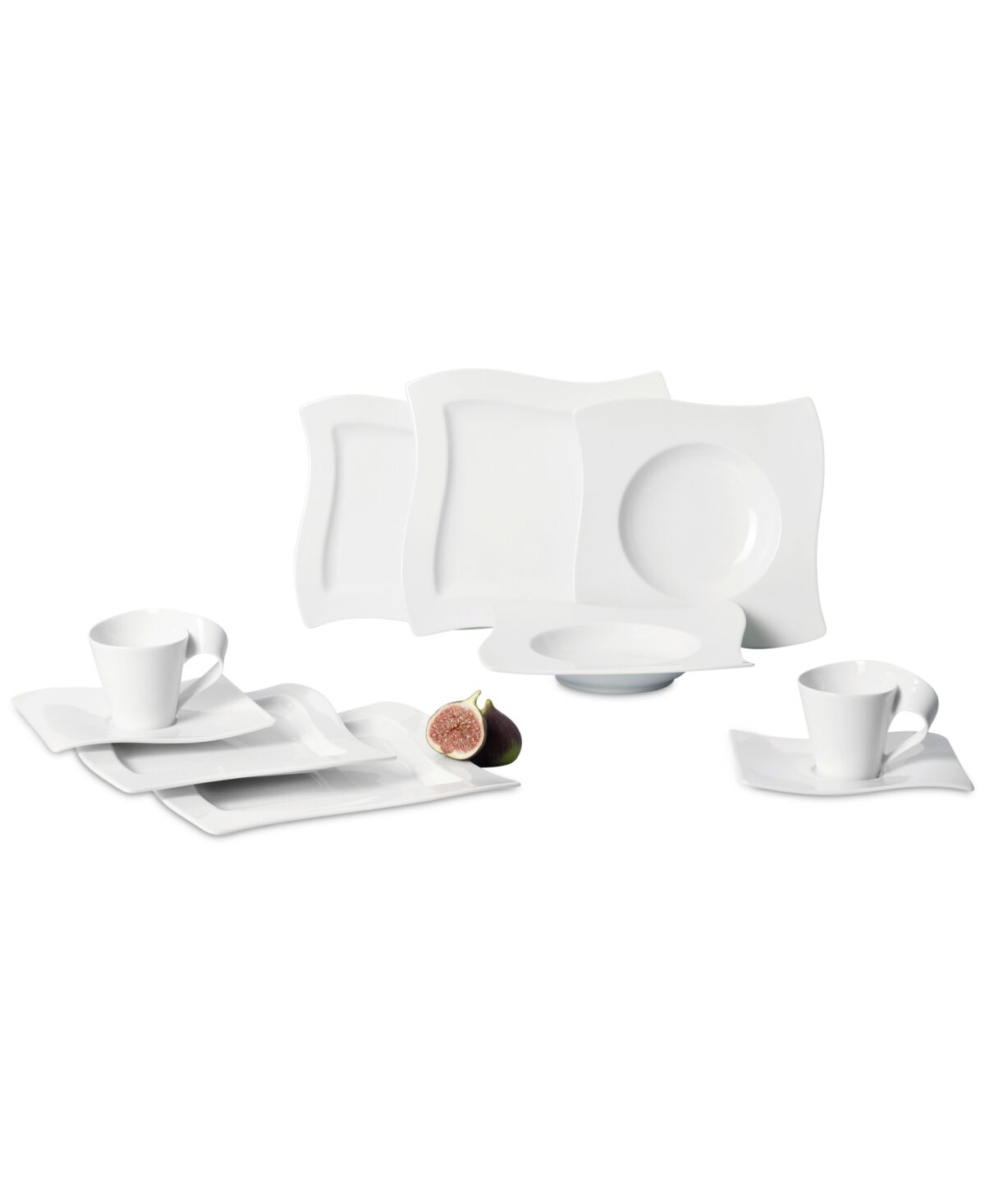 Villeroy & Boch New Wave 30-Pc. Dinnerware Set, Service for 6 - White