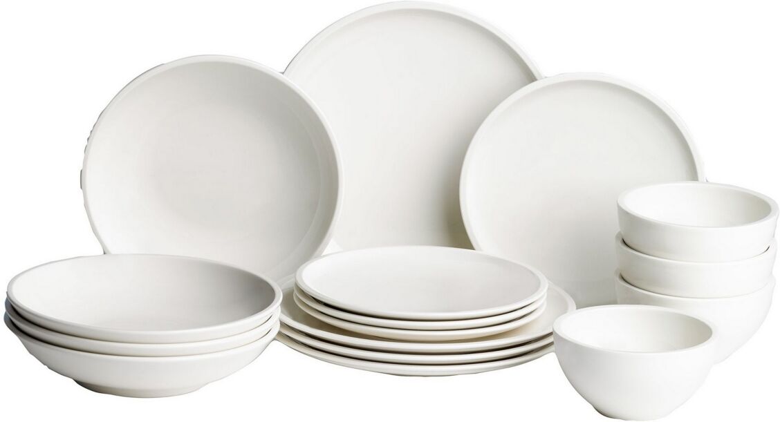 Villeroy & Boch Artesano 16 Piece Dinnerware Set, Service For 4 - White