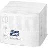 Tork® Servietten Xpressnap Fit® 15830, 2-lagig, für Serviettenspender, platzsparende Falzung, Karton á 6 Pack á 720 Stk. (4320 Servietten), weiß