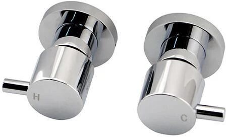 Unbranded Euro Round Chrome Shower/Bath/Basin Mixer Taps