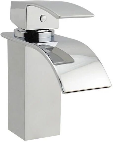 Unbranded Polly Waterfall Square Chrome Basin Mixer