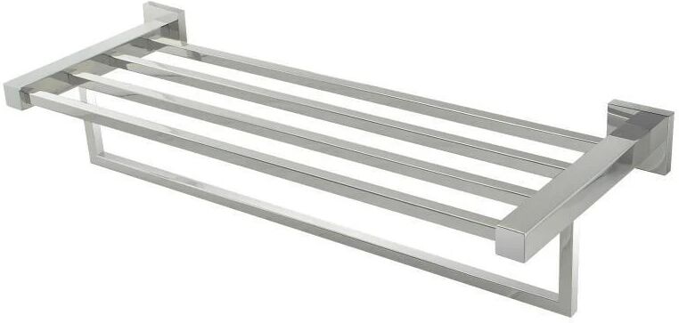 Unbranded Gama Square Chrome Towel Rack 600mm