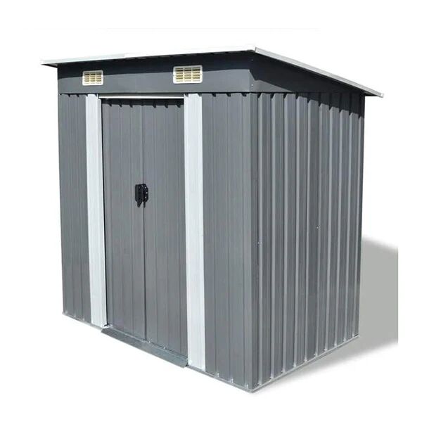 Unbranded Garden Shed Grey Metal