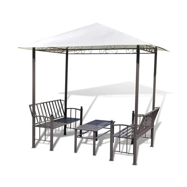 Unbranded Garden Pavilion With Table And Benches 2.5 x 1.5 x 2.4 M