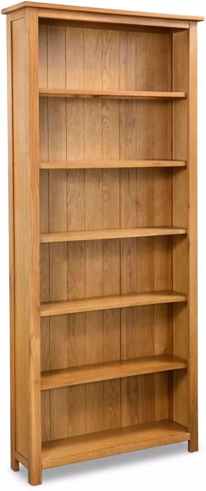 Unbranded 6-Tier Bookcase Oak 80 x 22.5 x 180 Cm