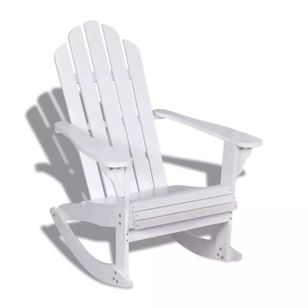 Unbranded Wood Rocking Chair White