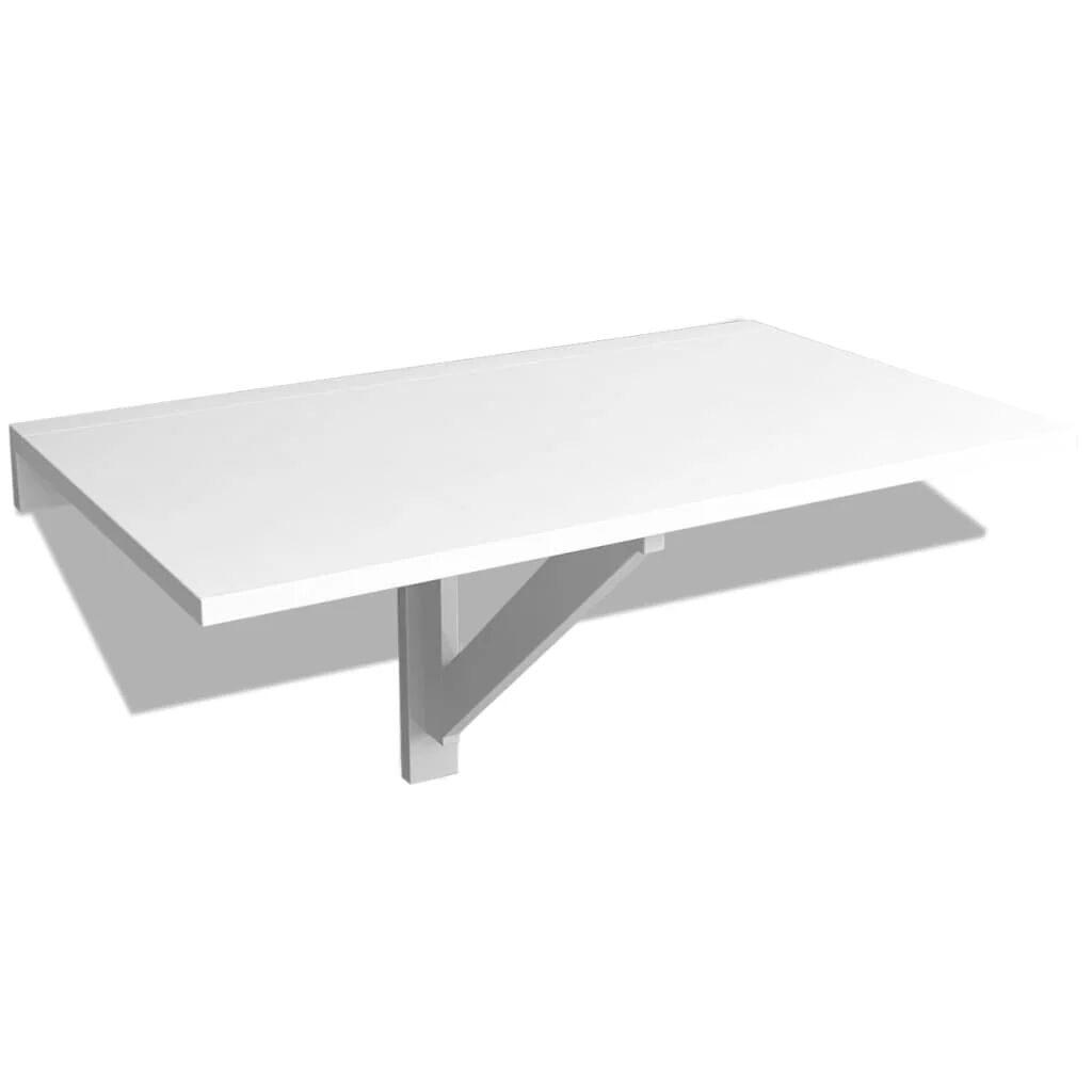 Unbranded Folding Wall Table White 100 x 60 Cm