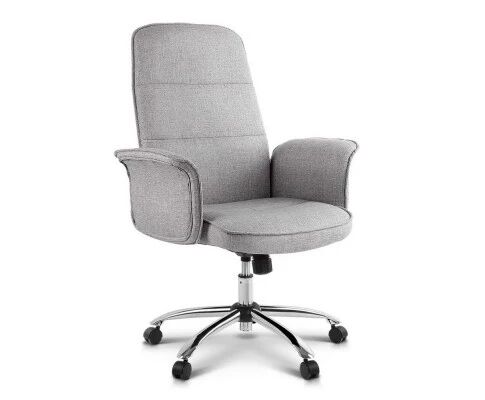Unbranded Modern Office Fabric Desk Chair - Grey