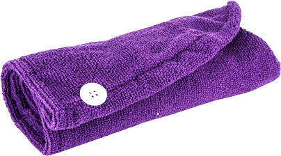 Lysse Capillaire Serviette Microfibre Cheveux Violet