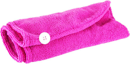 Lysse Capillaire Serviette Microfibre Cheveux Rose