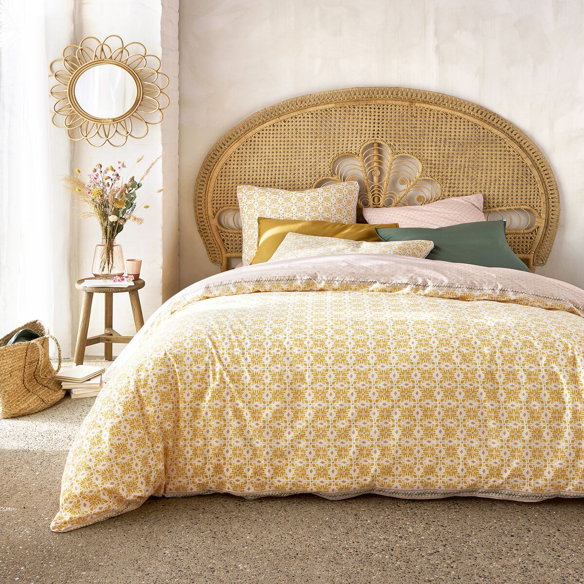 LA REDOUTE INTERIEURS Housse de couette Gardenia